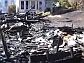 Neighbors' garage fire